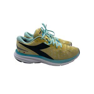 Diadora Women's Mythos 6 Blushield Running Shoes, Yellow, SZ 7.5